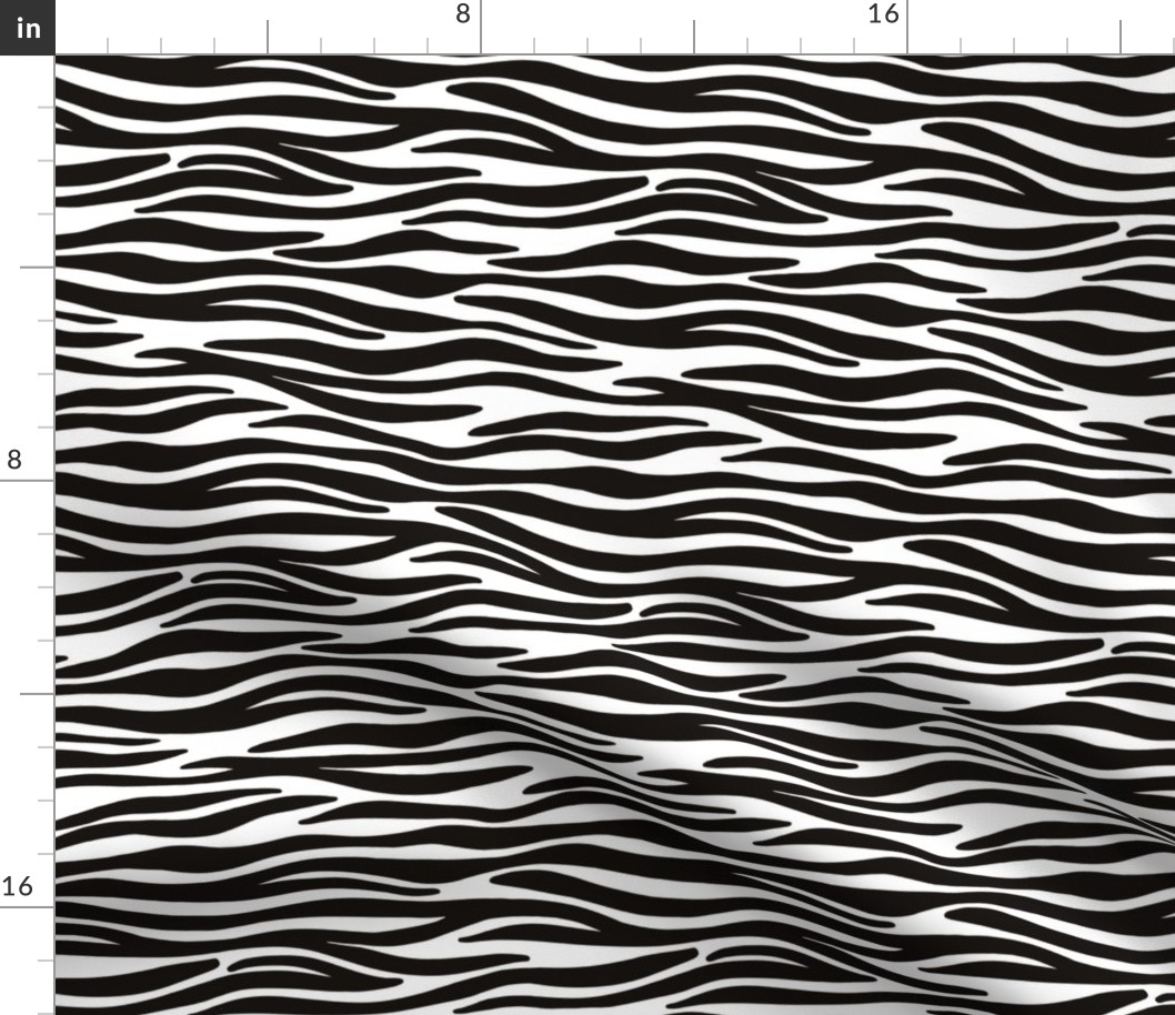 Black and White Zebra Stripes