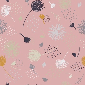 Scandi flowers_pink