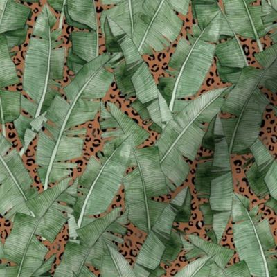 Leopard Banana Leaf