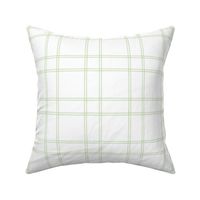 Watercolor double plaid spring Green on white copy