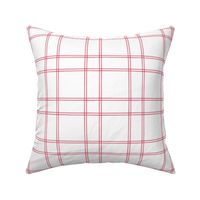 Watercolor double plaid red on white copy