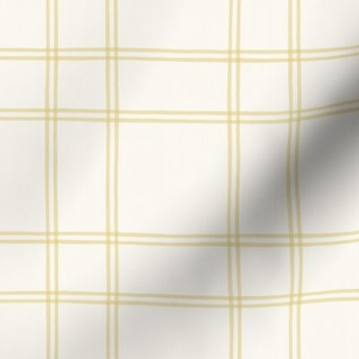 Watercolor double plaid Mustard on cream copy 2