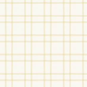 Watercolor double plaid Mustard on cream copy 2