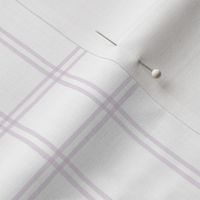 Watercolor double plaid lilac on white copy