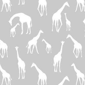 small scale giraffe grey