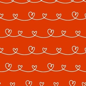 Love heart valentines romantic design