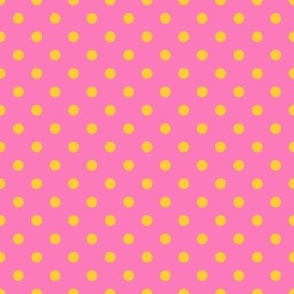 Bright Pink Lemonade Polka Dot 