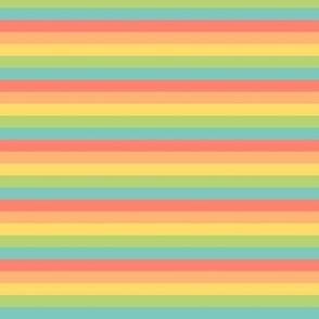 Summer Rainbow Stripe (Small Scale)