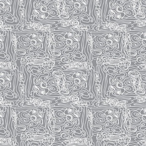 grayscale scribbles pattern