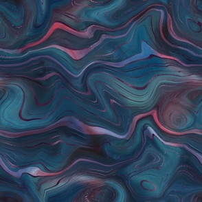 abstract swirl dark teal