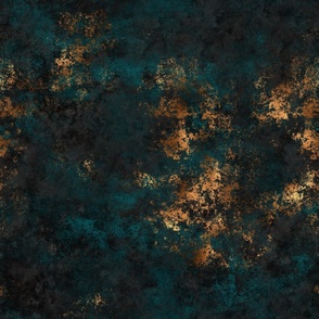 Dark Teal Fabric, Wallpaper and Home Decor | Spoonflower