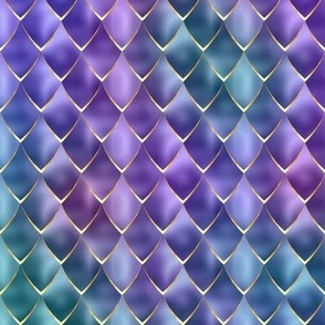 Dragon Scale Fabric, Wallpaper and Home Decor | Spoonflower