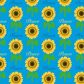 Ukraine Sunflower and Peace 