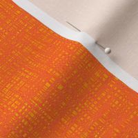 Scritch Scratch Textured Plaid in Orange - An Almost Solid for Quilters