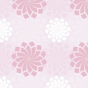  Mysterious pattern geometric pattern _pink1