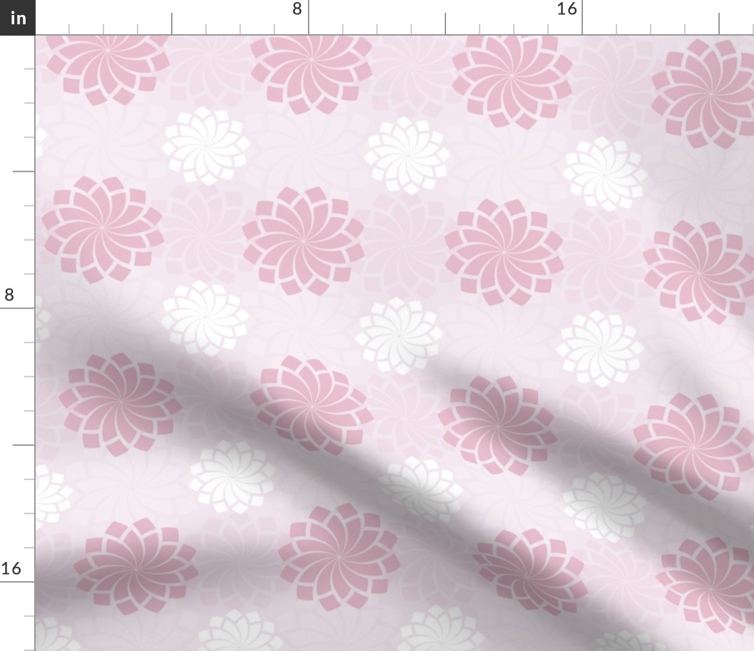  Mysterious pattern geometric pattern _pink1