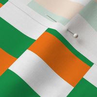 geometrically assembled flag of ireland – sports fan fabric | small