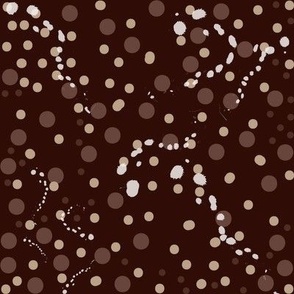 Chocolate-Fudge-Multiple-Artistic-Dots-(8-inch)