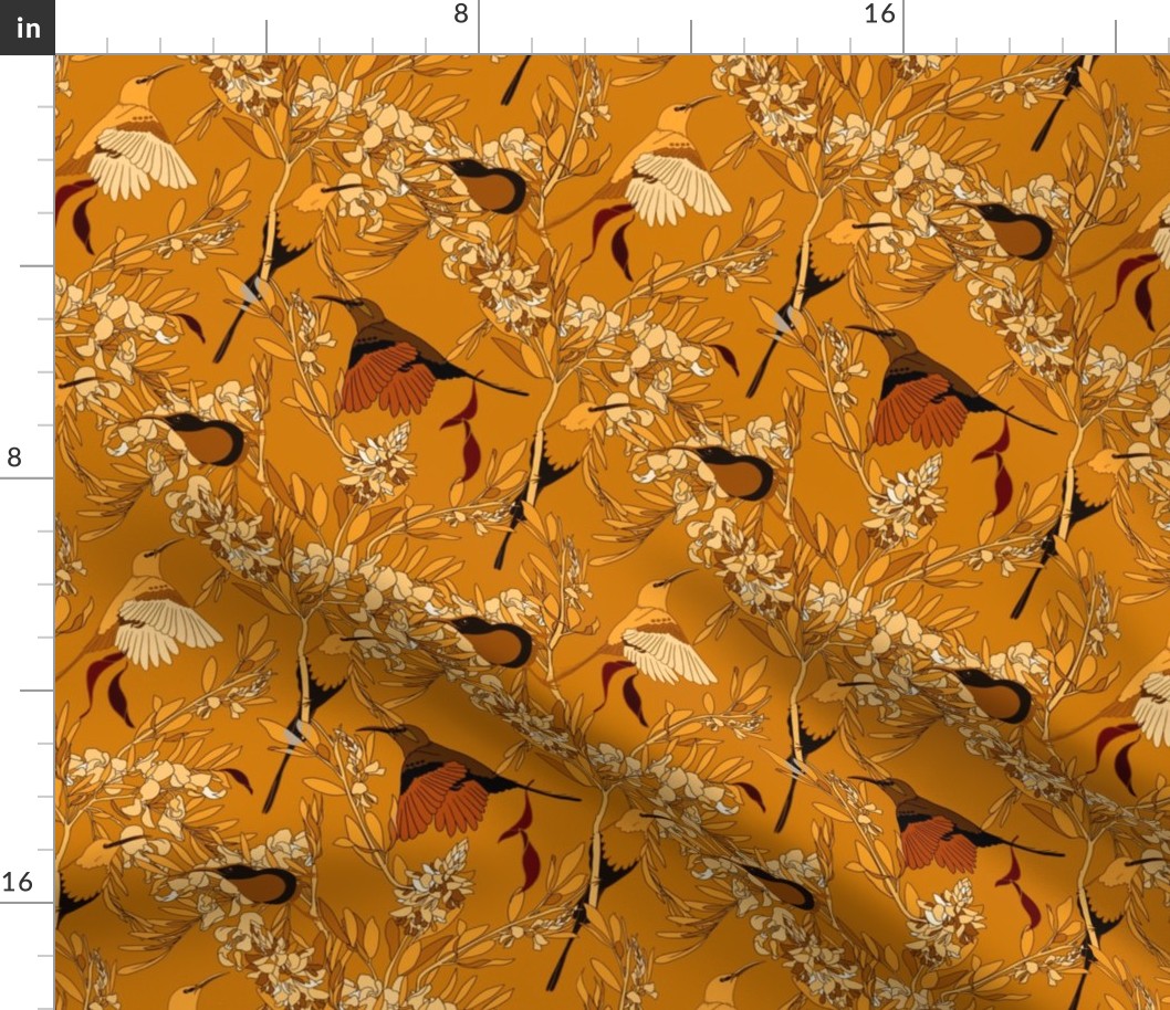 Scandinavian Sunbirds Maximalist Indian yellow