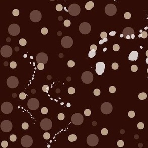Chocolate-Fudge-Multiple-Artistic-Dots-(12-inch)