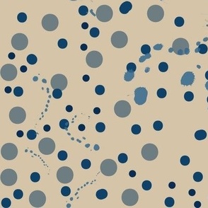 Beige-and-Blue-Multiple-Artistic-Dots-(12-inch)