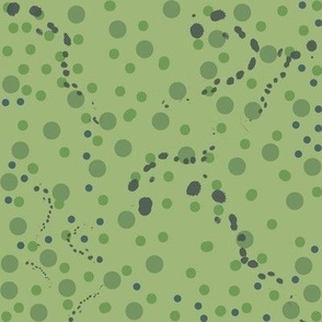 Quiet-Green-Multiple-Artistic-Dots-(8-inch)