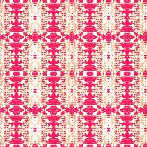 Chinese Wisdom the Oracle Bones (pink fabric) by evandecraats July 8 2012