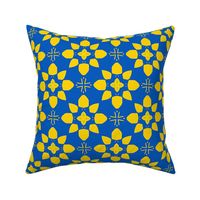  Blue and Yellow For Peace Pattern | Small Scale