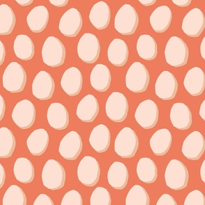 Skipping Stones Geometric Md | Coral + Peach