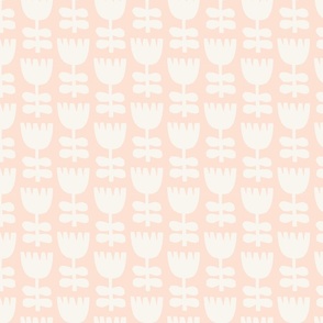 Scandi Floral Md | Palest Peach