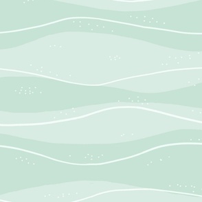 abstract wave seafoam