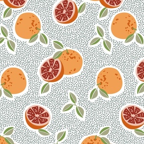 Grapefruit Orange Joy- Large Scale