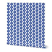 Ikat Square Cobalt