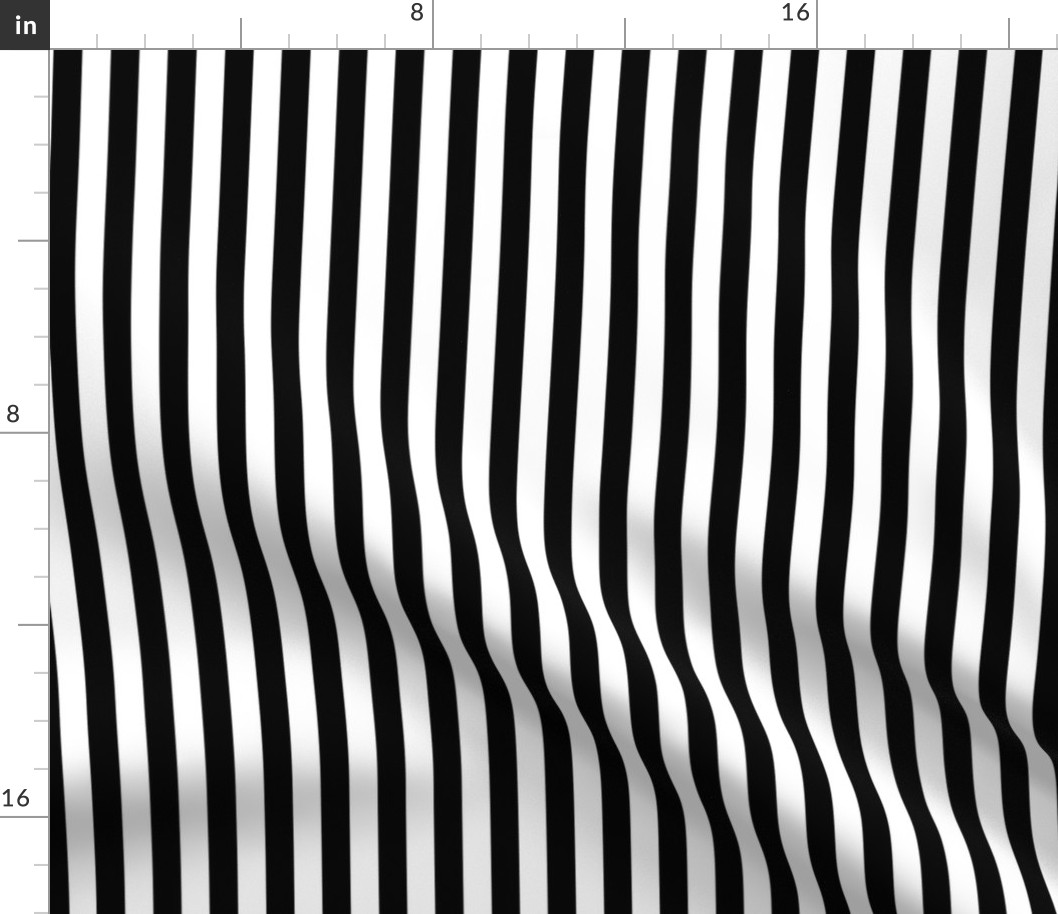 black and white stripes