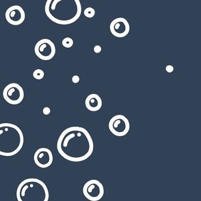 bubbles - navy