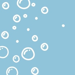 bubbles - light blue