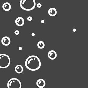 bubbles - grey