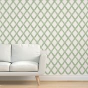 Erin Leafy Trellis Green on White copy