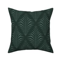 Large Geometric Palm Leaves Tropical Green 6in