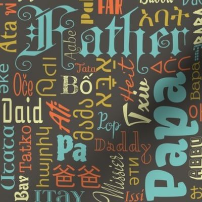 Happy Father day - Word Cloud