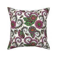 Irish Gypsy Traveller Paisley Floral