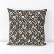 (Small) boho floral, dark