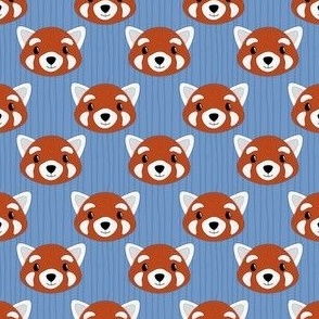 Red Panda Faces - small scale