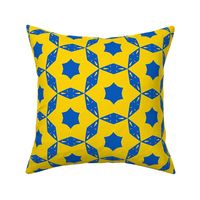  Blue and Yellow For Peace Pattern | Small Scale