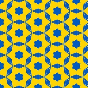  Blue and Yellow For Peace Pattern | Small Scale