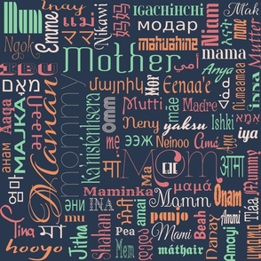 Words cloud meaning Mom
