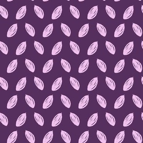 Plum and Lavender Leaves
