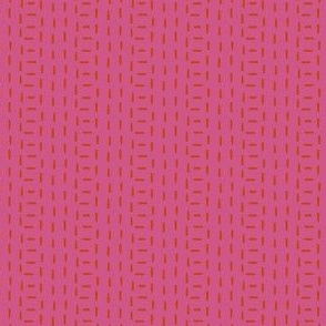 Dashed Lines-Pink Orange