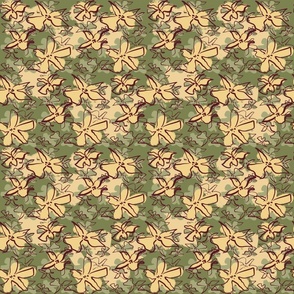 Naive Floral in Sage Green 