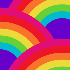 Rainbow Vibrant Arcs